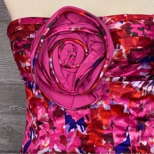 NWT BCBG MAXAZRIA Begonia Floral Bubble Cocktail Dress